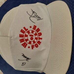 Wheel Of Fortune Autographed Ball Cap
